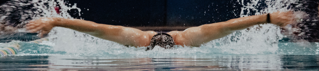 natation, piscine, homme, muscles, nager, sport