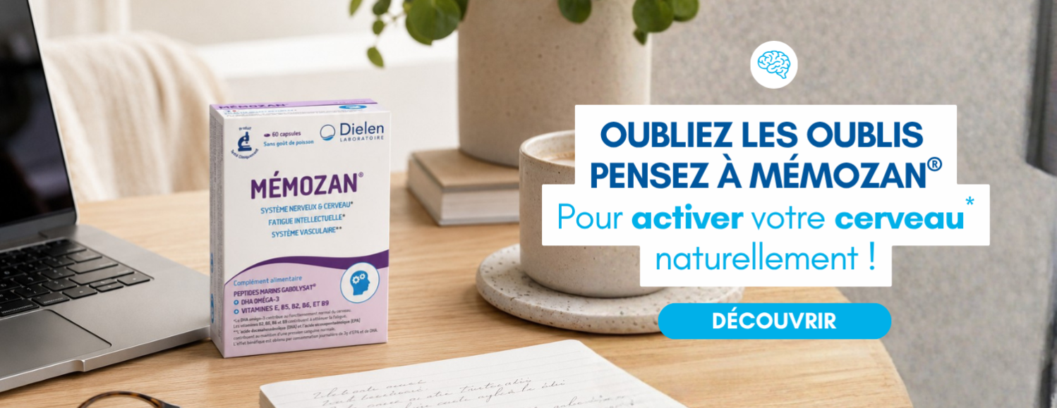 mémozan, activer son cerveau, dielen, produit de santé naturel